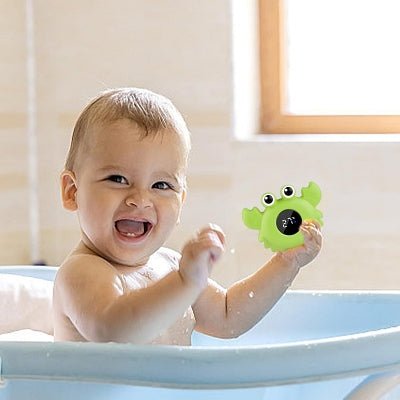 Thermomètre bain bébé - BabyBathTempMeter™ - Crabe-vert