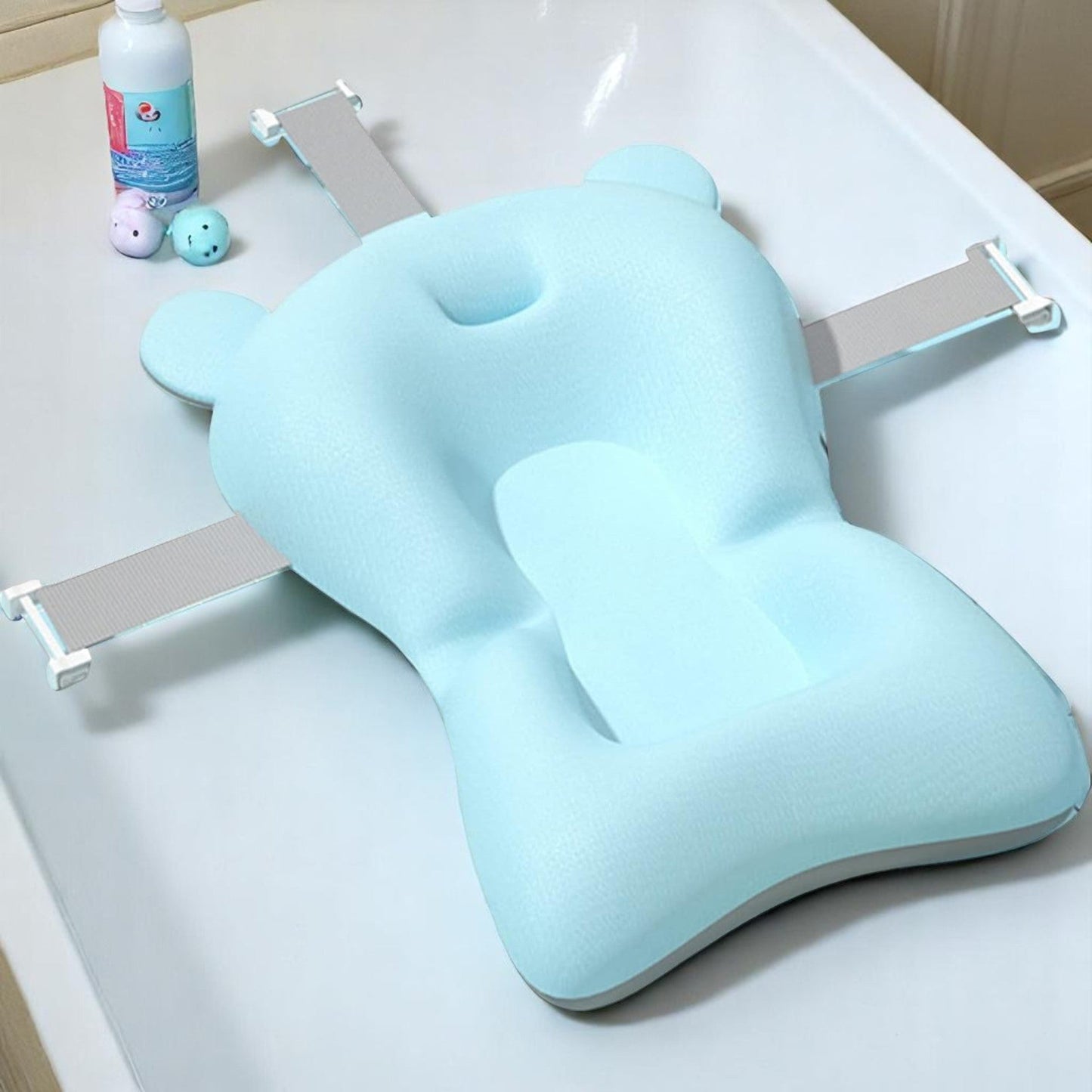 Coussin de Bain Bébé - BabyFloatBathCushion™ - Bleu