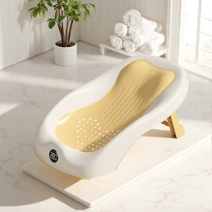 Baignoire bébé - SmartFoldBabyTub™ - Jaune