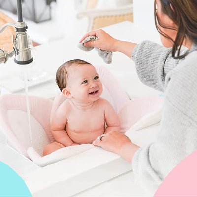 SIEGE DE BAIN BEBE - BloomBath™ - Rose