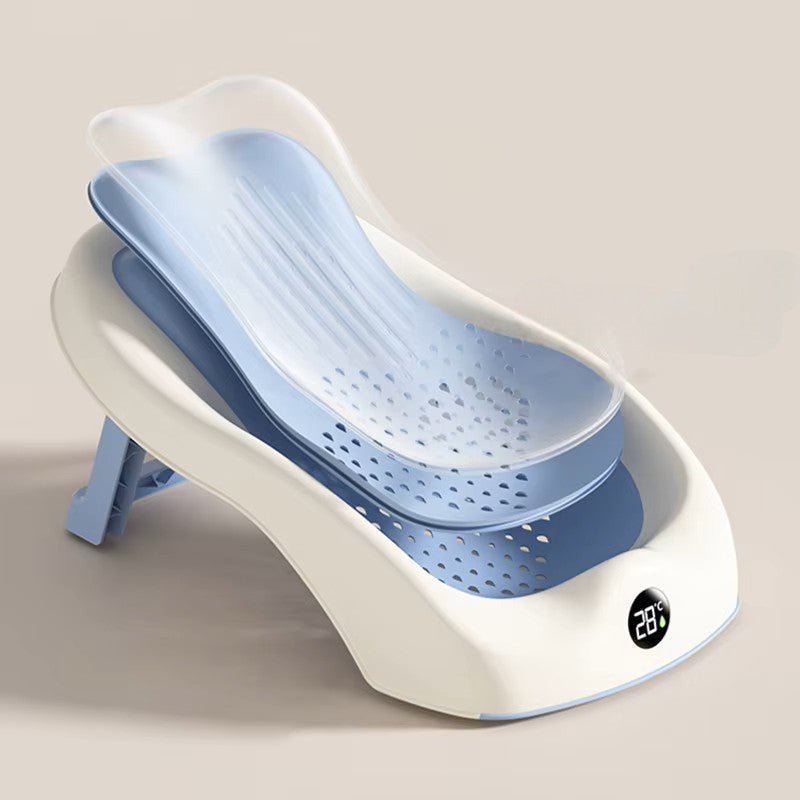 Baignoire bébé - SmartFoldBabyTub™ - Bleu